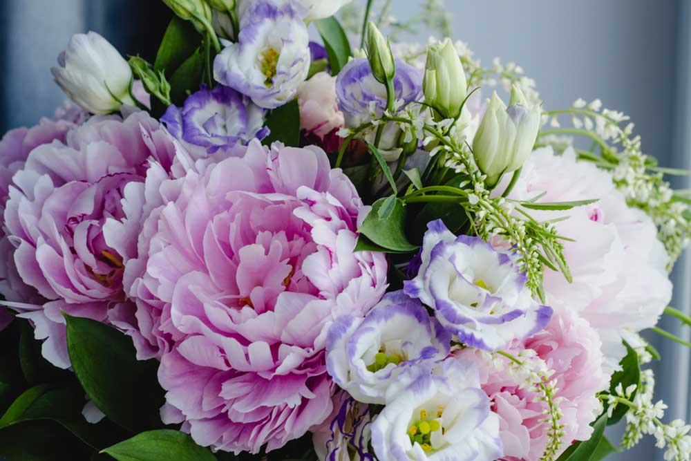 A Beautiful Bouquet Of Flowers For a Birthday