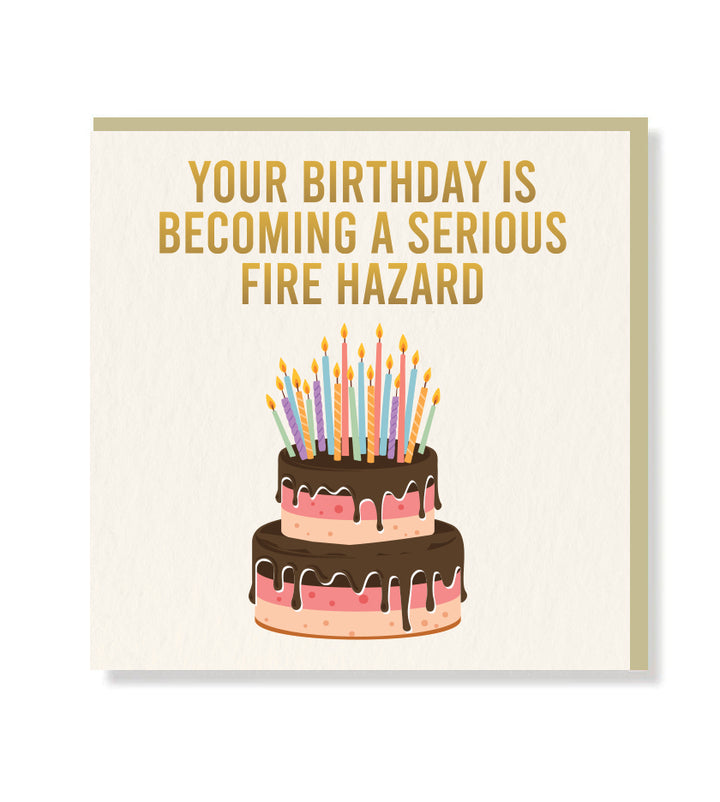 Birthday Hazard Premium Card