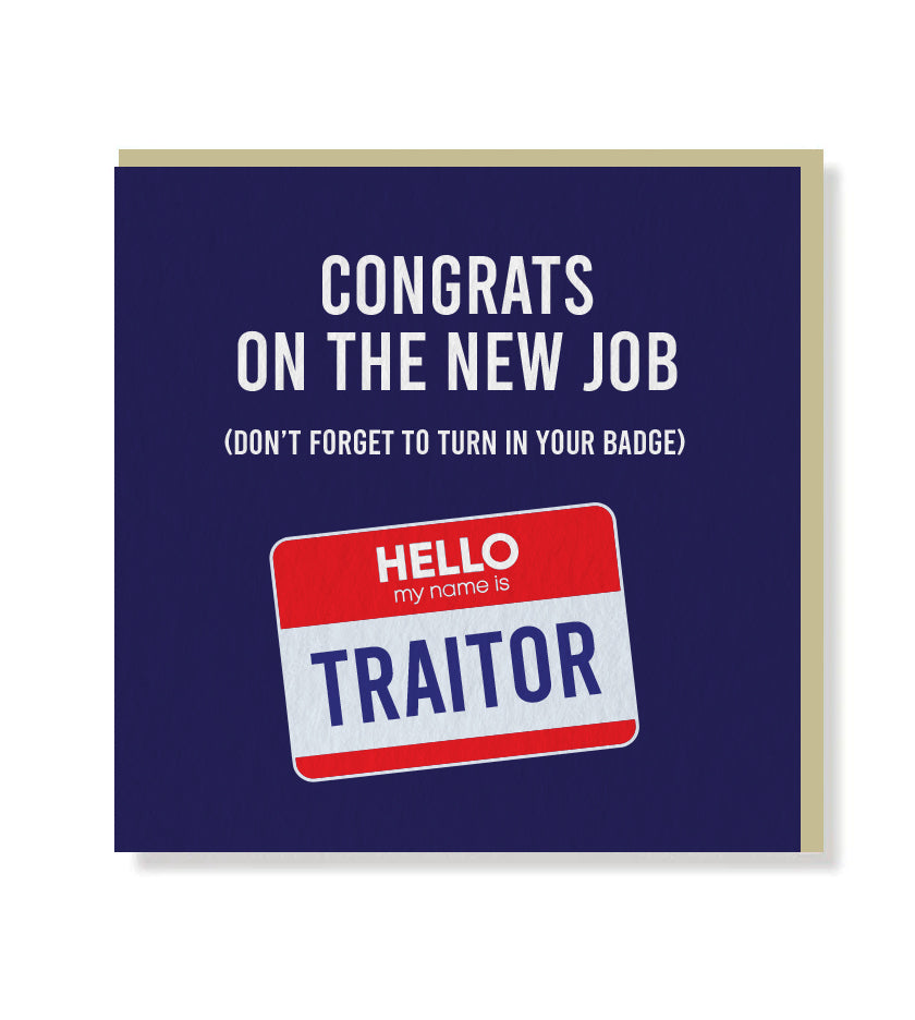 Congratulations on your New Job Premium Card