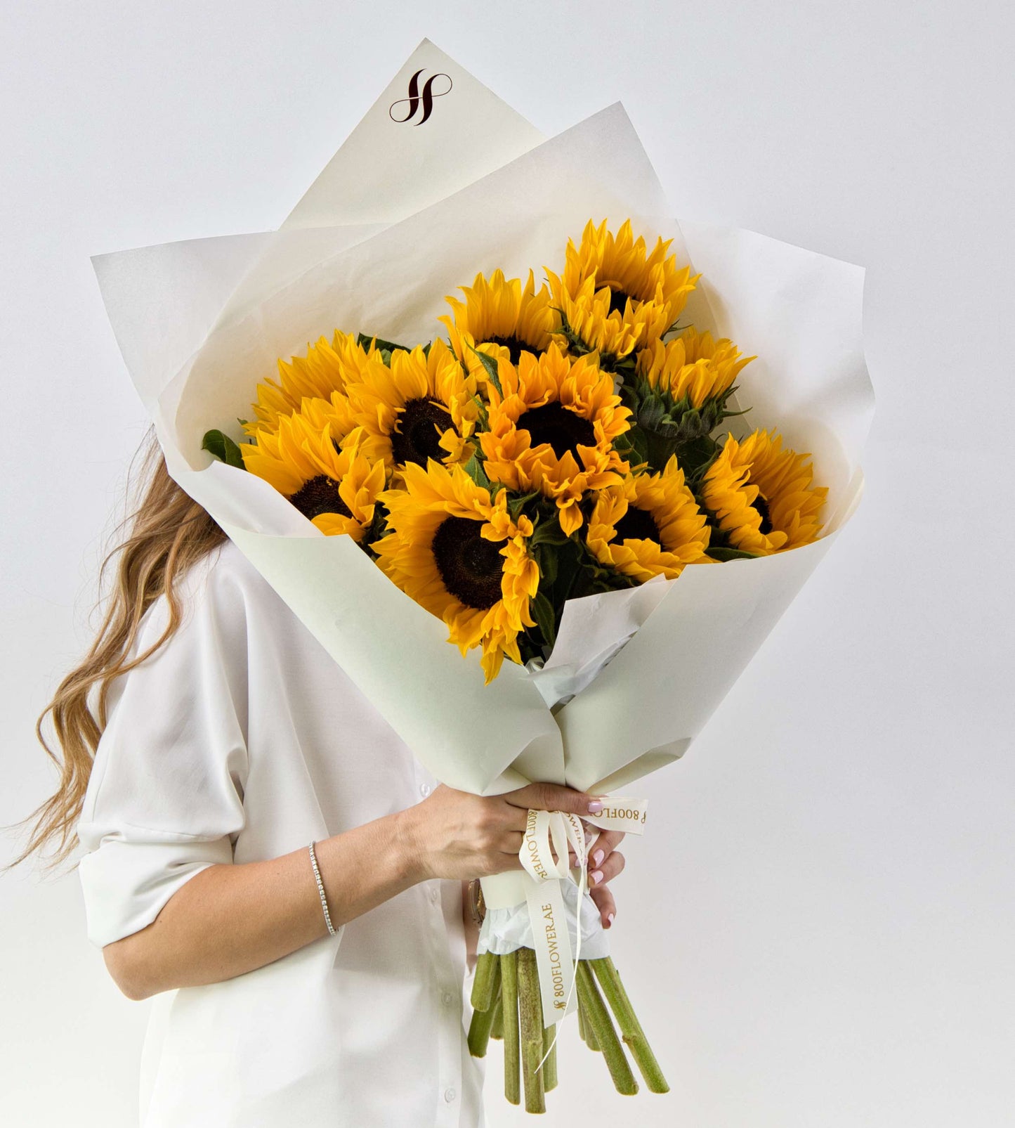 Bright yellow sunflower bouquet radiating warmth and joy.
