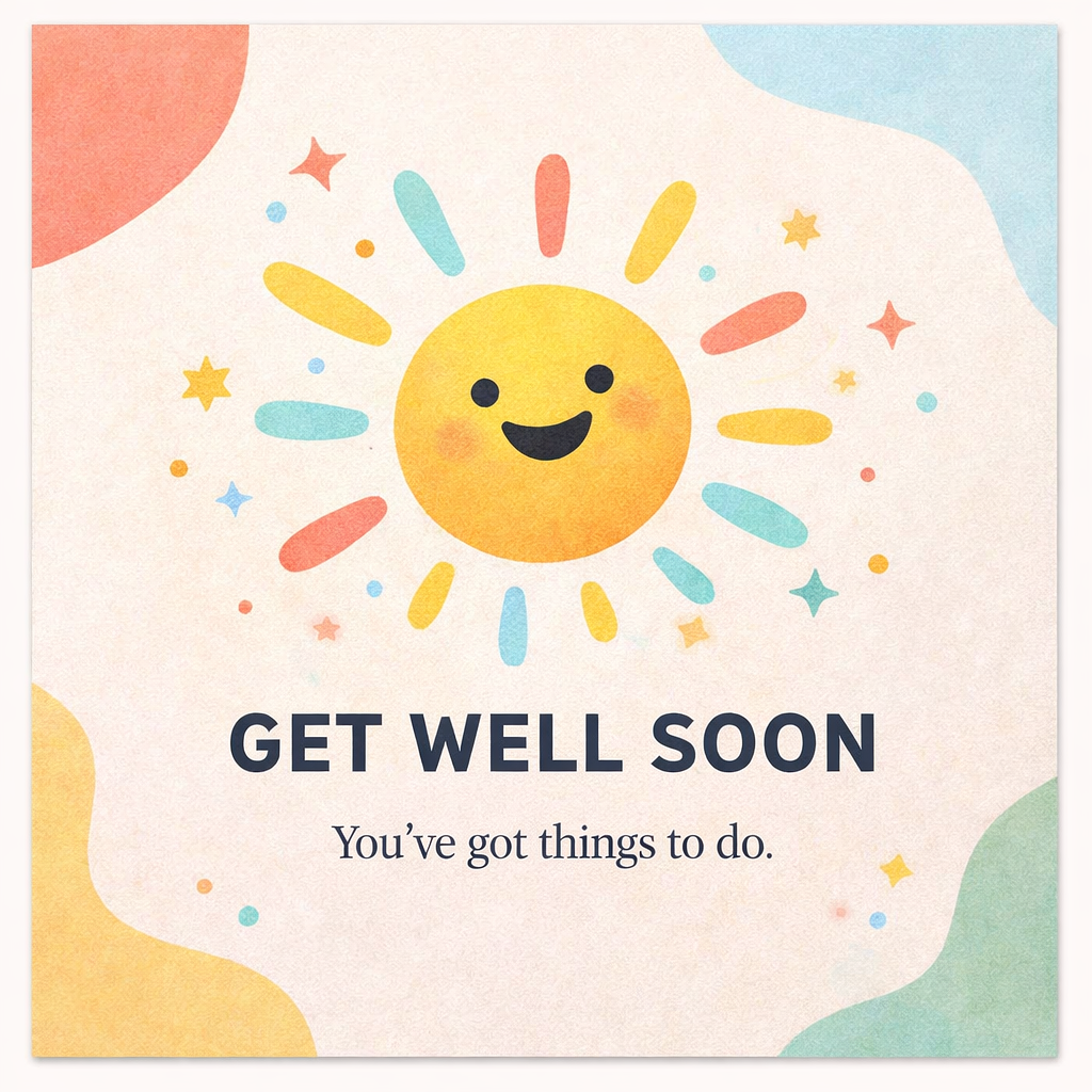 Get Well Soon Card