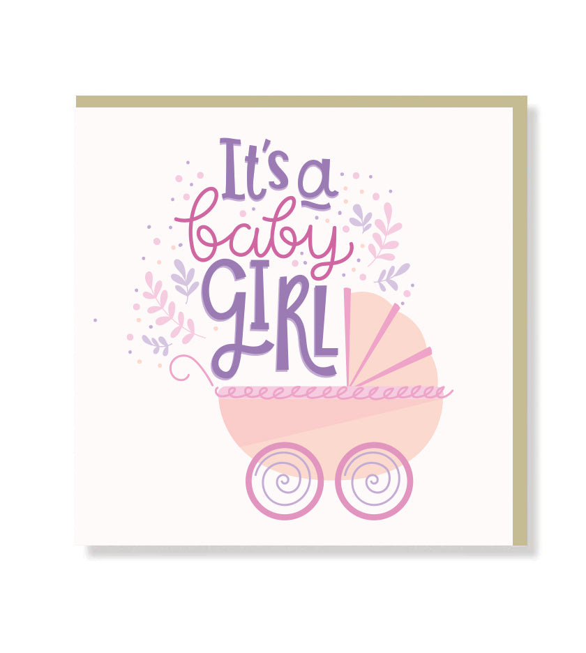 It's A Girl Premium Card