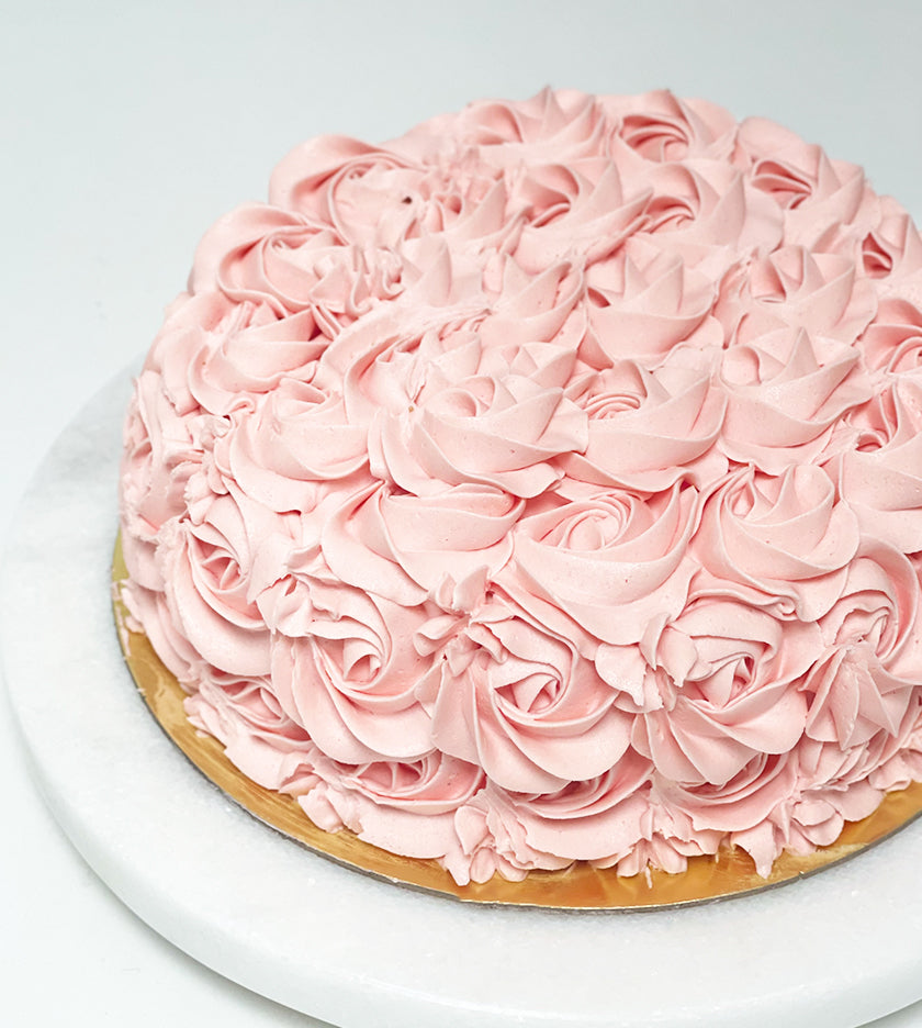 Pink Florals Cake by Pastel Cakes