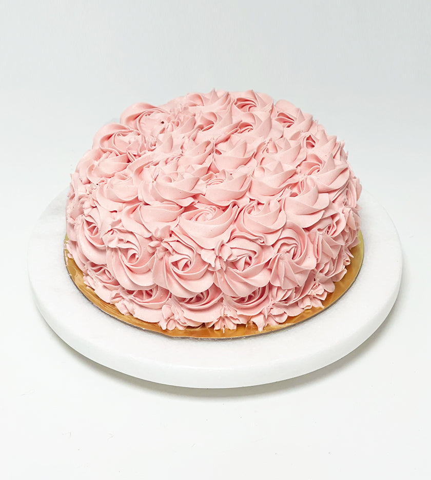 Pink Florals Cake by Pastel Cakes