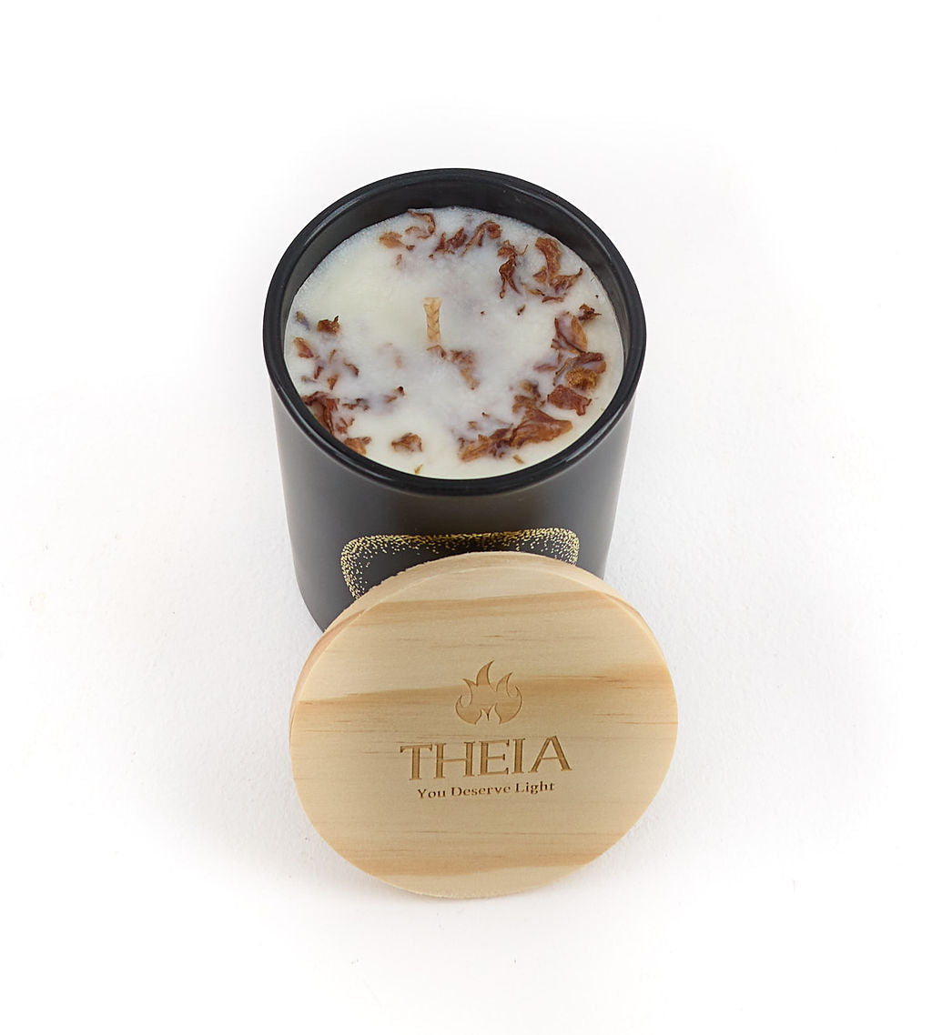 Red Amber Candle 200g by Theia