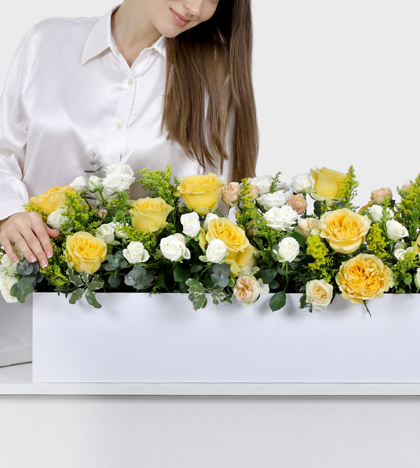 Sunny Rose Flower Box