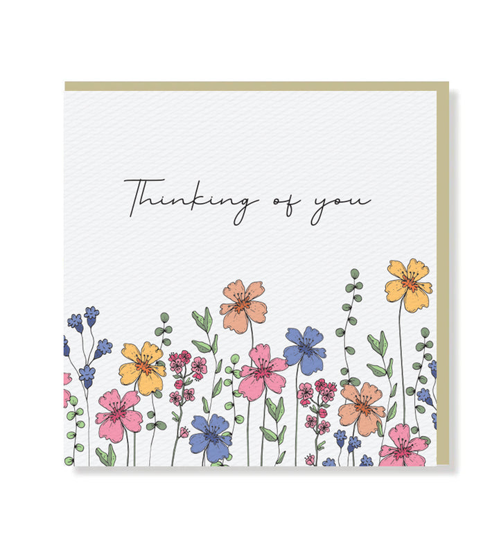 premium greeting card with matt finish lettering, blank inside for personal message