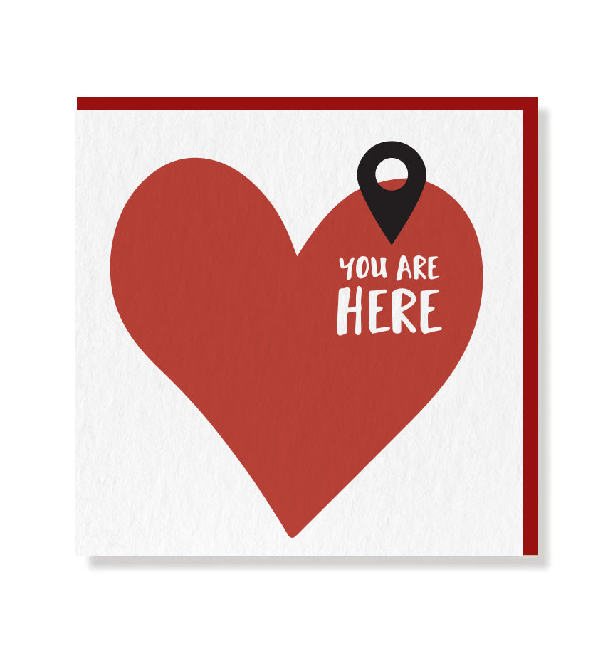 There is a matt finish on the lettering creating a card that really stands out. The inside of the card is blank so you can add a personal message. Includes a red envelope.