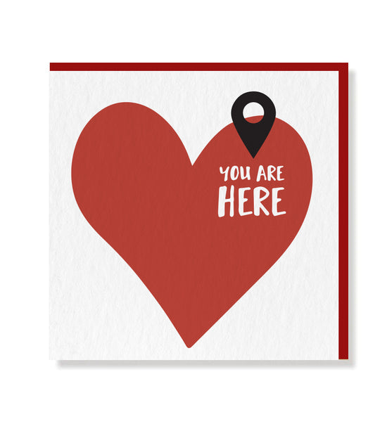 There is a matt finish on the lettering creating a card that really stands out. The inside of the card is blank so you can add a personal message. Includes a red envelope.