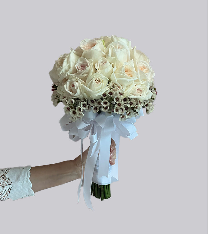 Classic White Bridal Bouquet