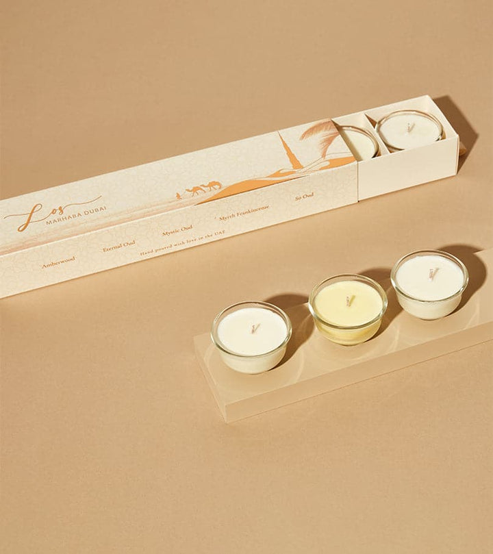 Marhaba Dubai Set of Candles (5pcs) by Light of Sakina