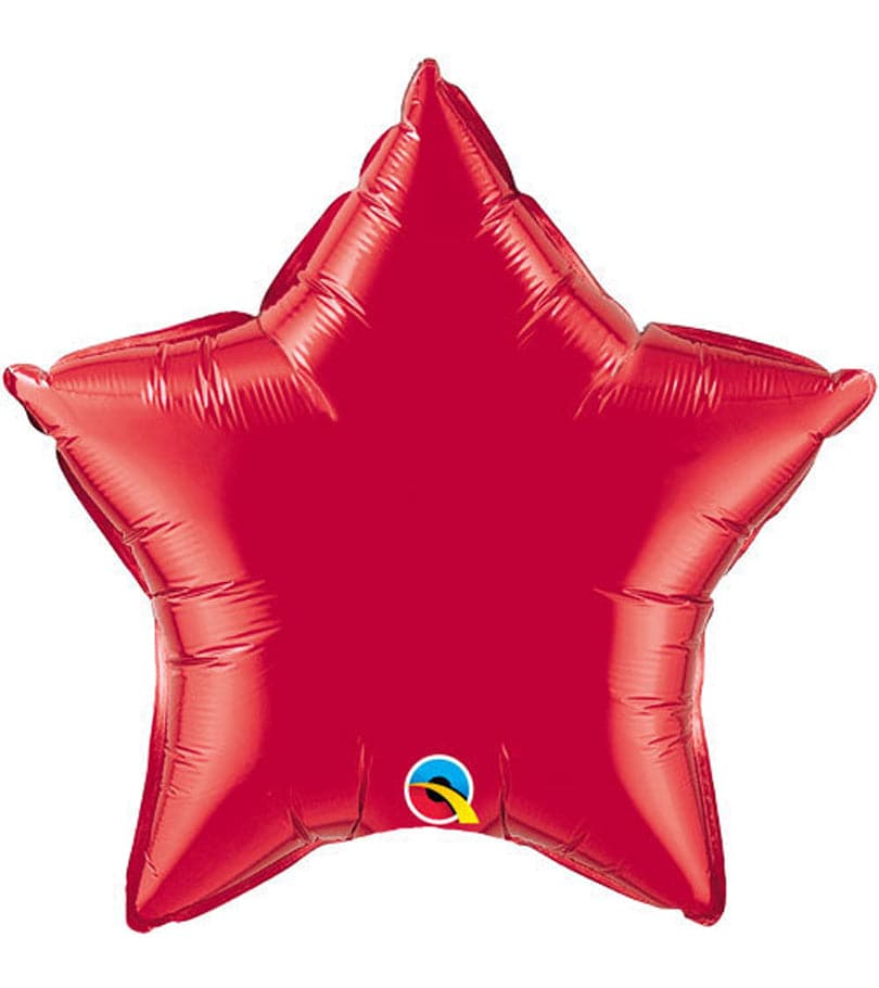 Red Star Foil Balloon