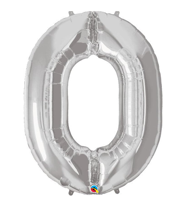 Super Shape Number 0 Foil Balloon