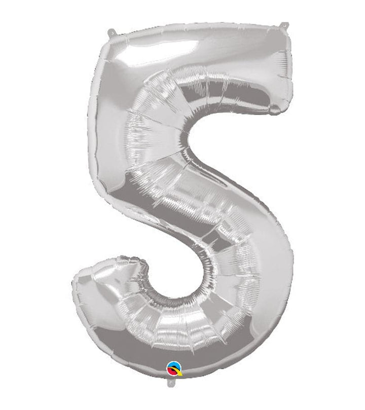 Super Shape Number 5 Foil Balloon