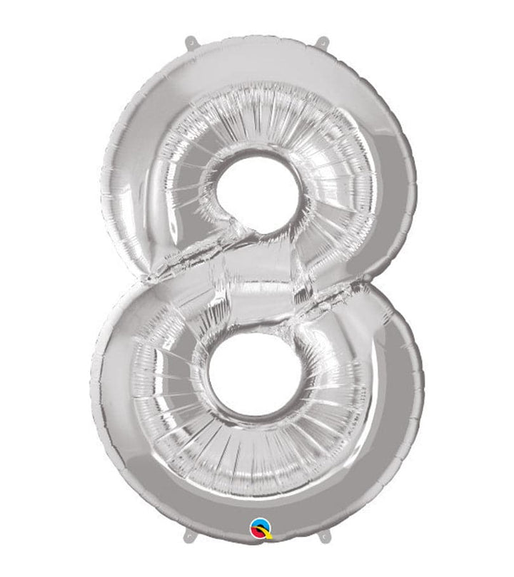 Super Shape Number 8 Foil Balloon
