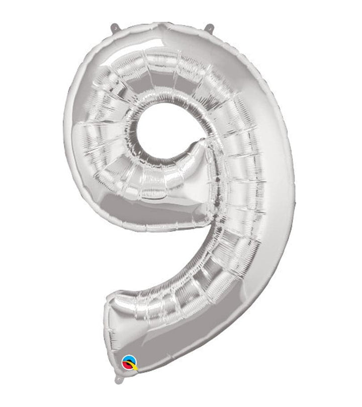 Super Shape Number 9 Foil Balloon