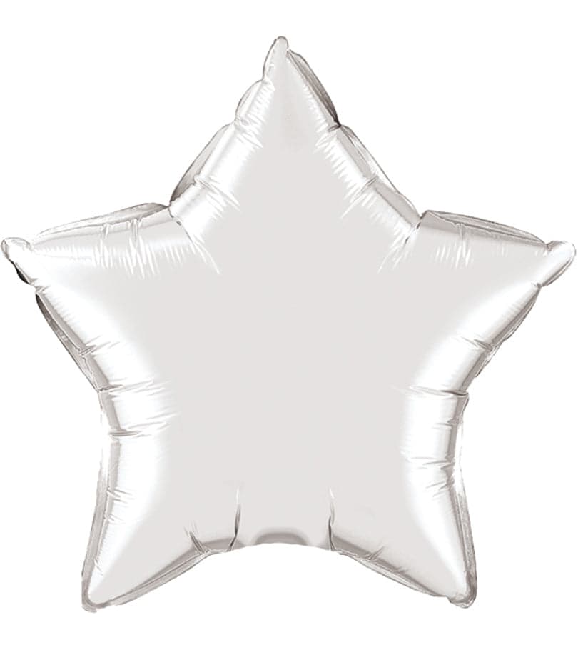 White Star Foil Balloon