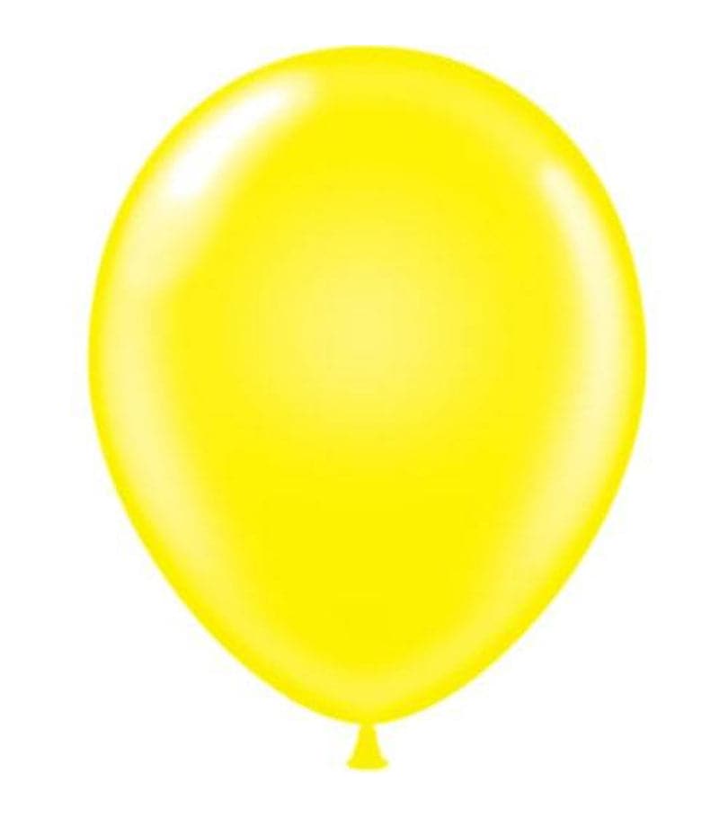 Yellow Rubber Balloon
