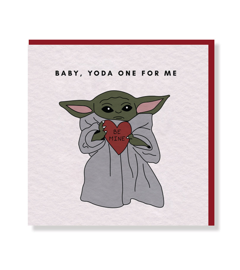 Yoda One For Me Card