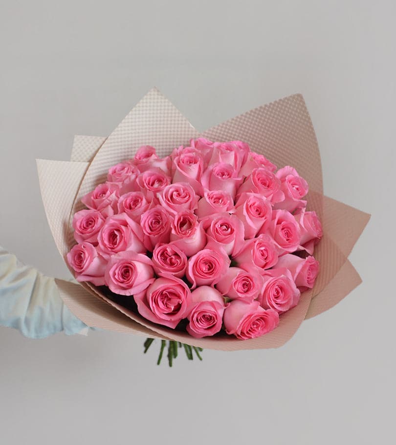 36 Pink Roses
