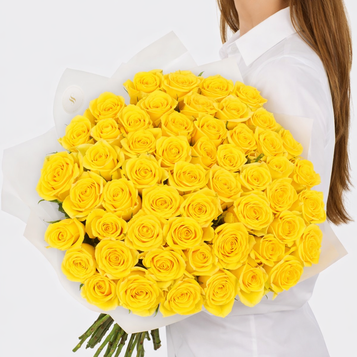 50 وردة صفراء