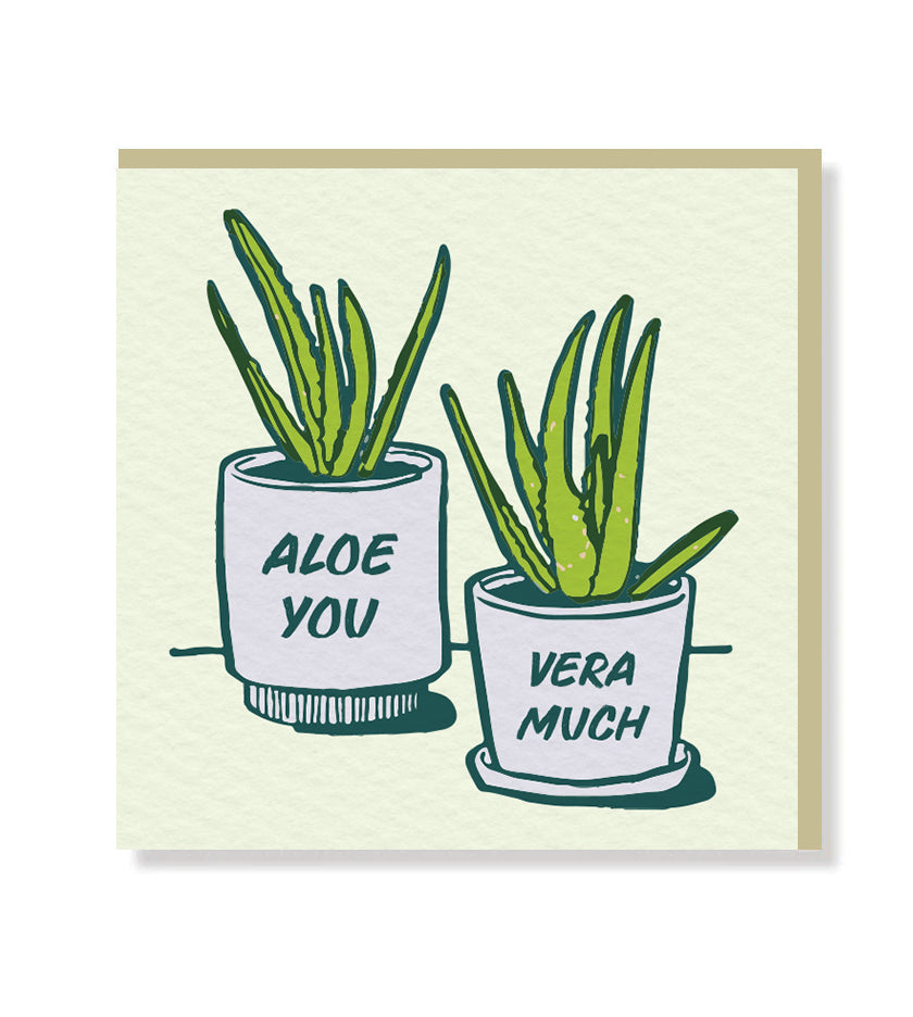 Aloe You Vera Much Premium Card