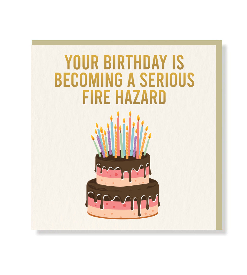 Birthday Hazard Premium Card