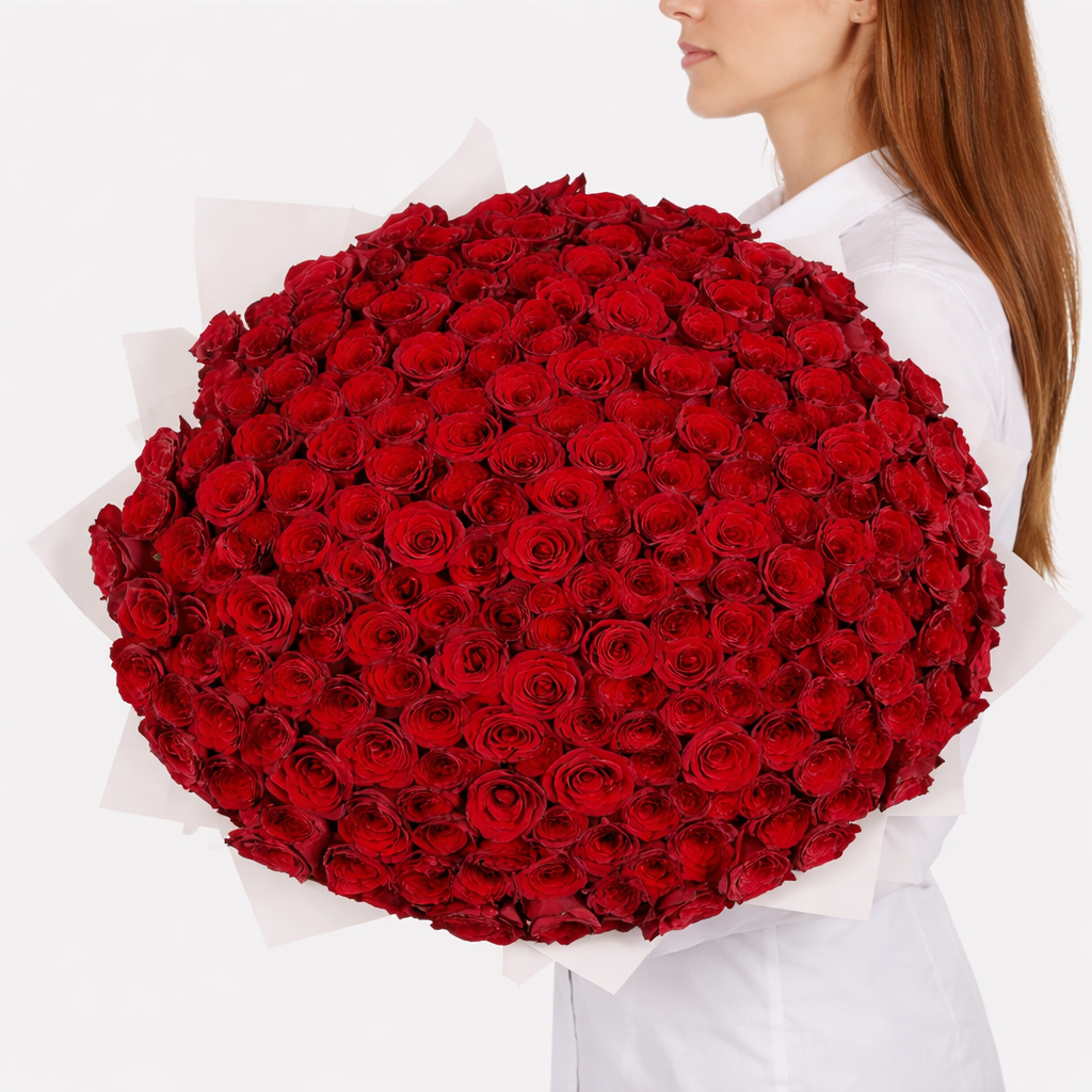 100 وردة حمراء