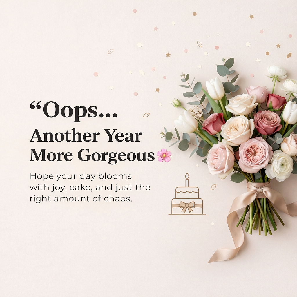 Oops Another Year More Gorgeous