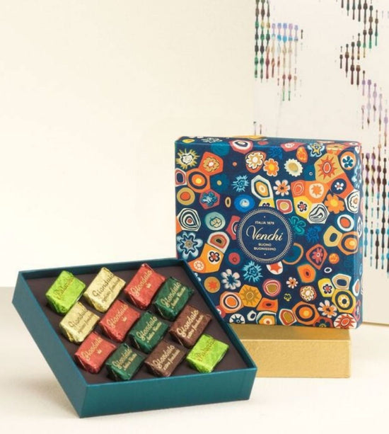 Giftbox Murrine Colored Gems Gianduiotti by Venchi