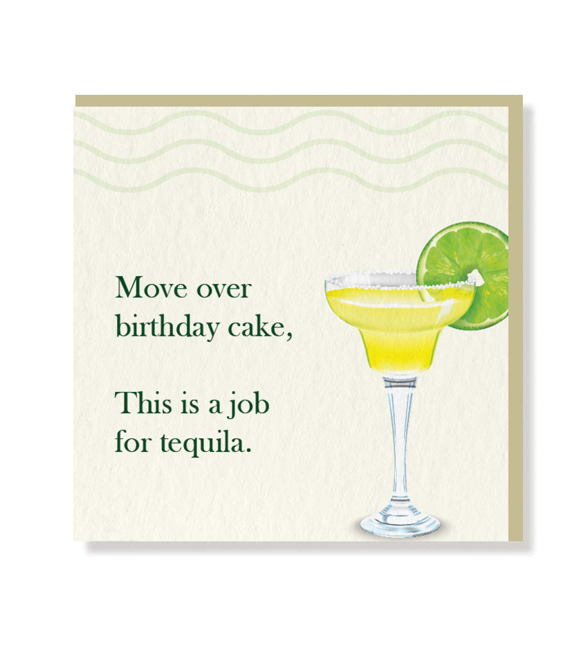 Card with matt finish lettering that stands out, blank inside for personal message, includes a beige envelope.