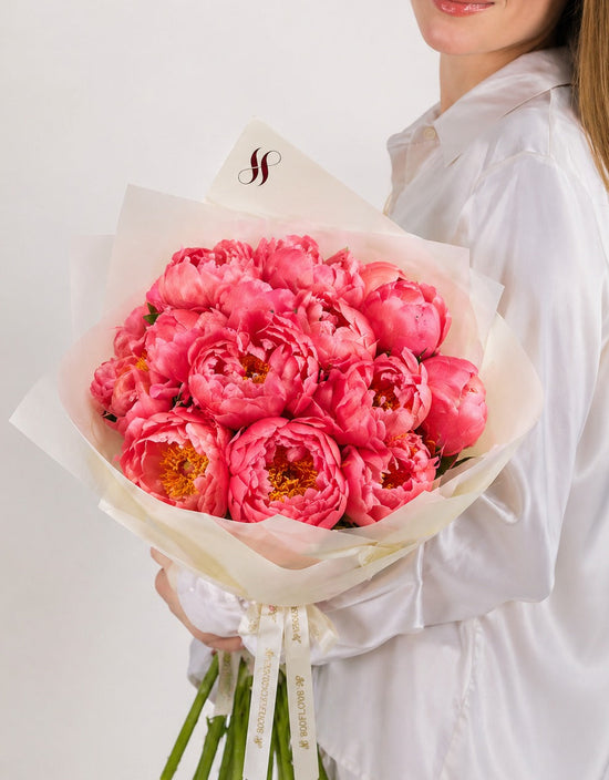 Coral Sunset Peony