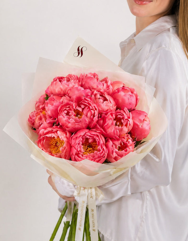 Coral Sunset Peony