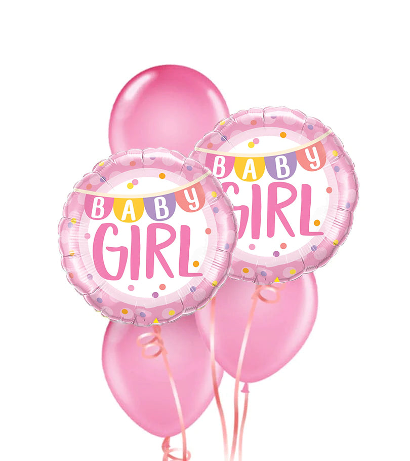 Baby Girl Pink Balloon Package