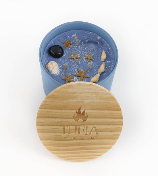 Свеча «Морская соль и свежий ландыш», 340 г от Theia