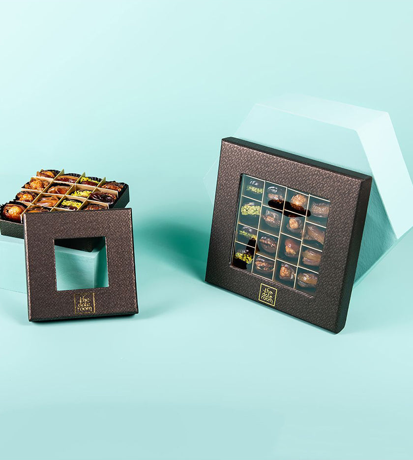 Leatherette Window Box - Chocolate Dates