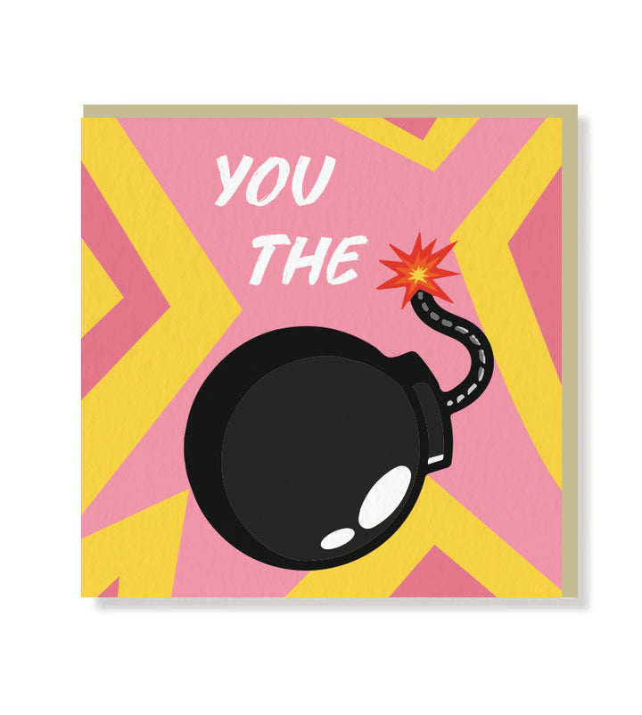 There is a&nbsp;matt finish on the lettering creating a card that really stands out. The inside of the card is blank so you can add a personal message. Includes a beige envelope.