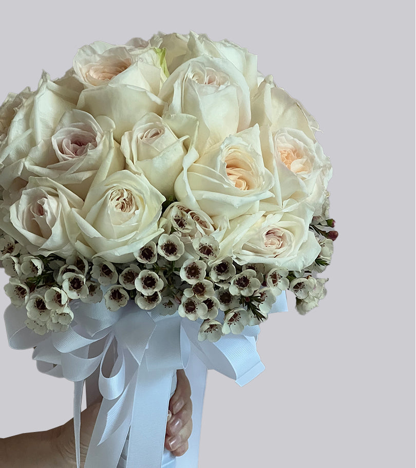 Classic White Bridal Bouquet