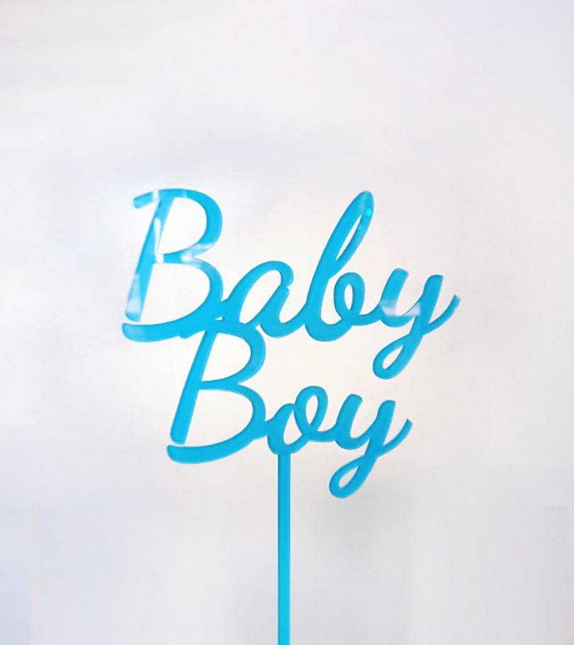 Baby Boy Topper for Flowers