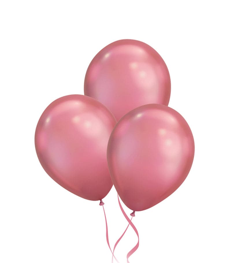 Chrome Mauve Balloon Package