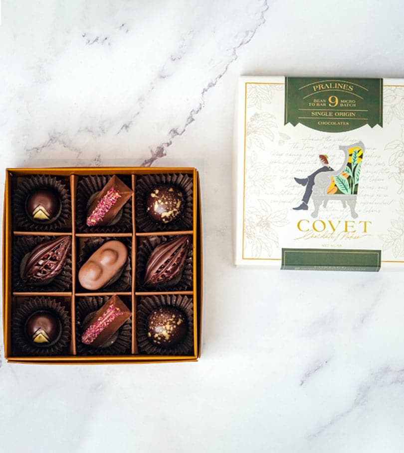 Covet Chocolate Vegan Chocolate Truffles - 9pcs