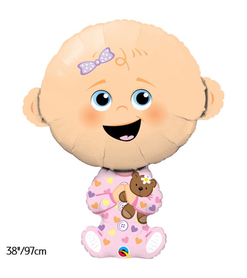 Giant Baby Girl Foil Balloon