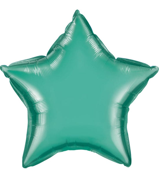 Green Star Foil Balloon