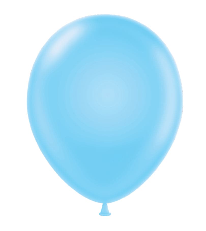 Light Blue Rubber Balloon