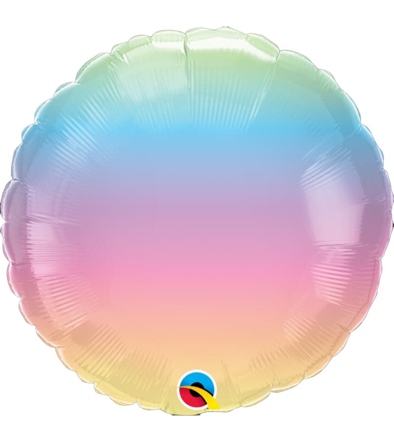 Pastel Ombre Foil Balloon