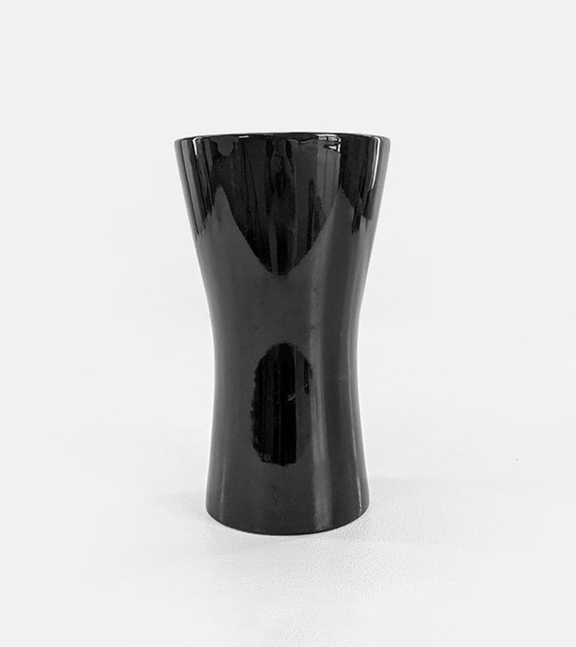 Slender Tall Black Vase 25cm