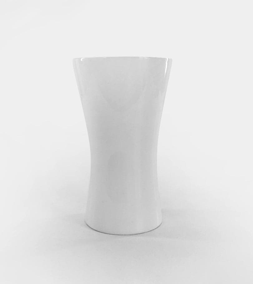Slender Tall White Vase 25cm