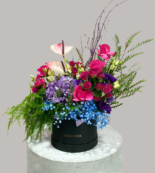 Lush Spring Box Arrangement