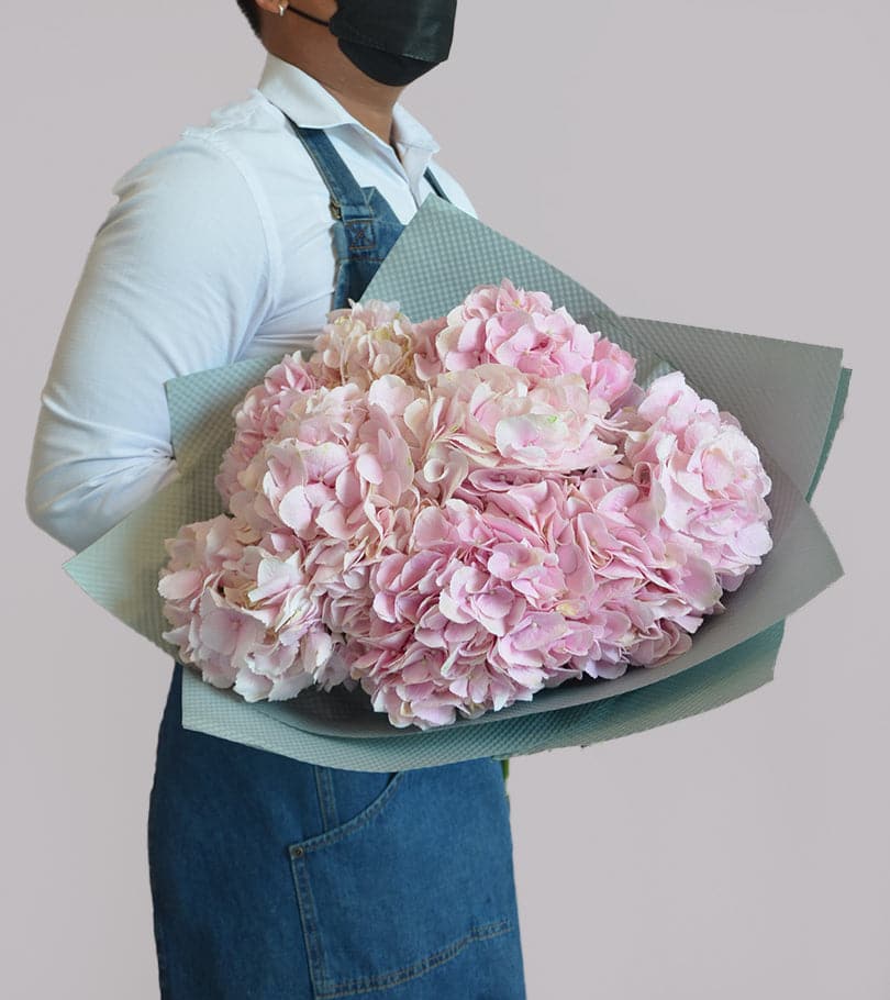 Grand Pink Hydrangea Bouquet