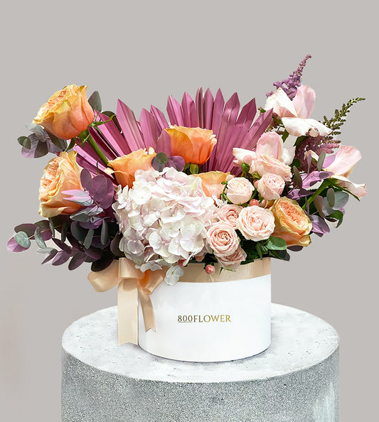 Pastel Posy Box Arrangement